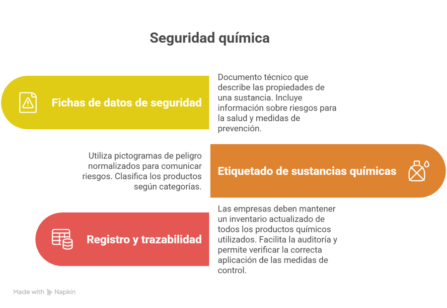 Registro, etiquetado y fichas de seguridad de productos químicos (SDS)