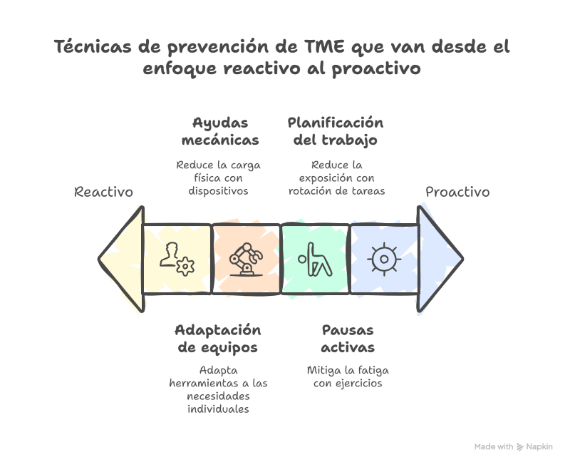 Técnicas de prevención de trastornos musculoesqueléticos