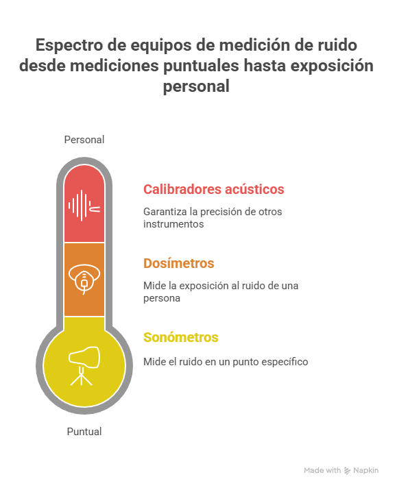 equipos de medicion del ruido